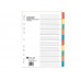 Divider / ATLAS Plastic colored A4, 10 Tabs